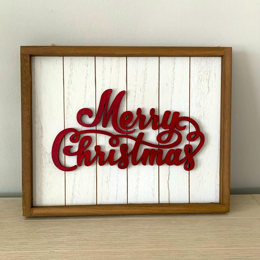 Merry Christmas Wall Sign
